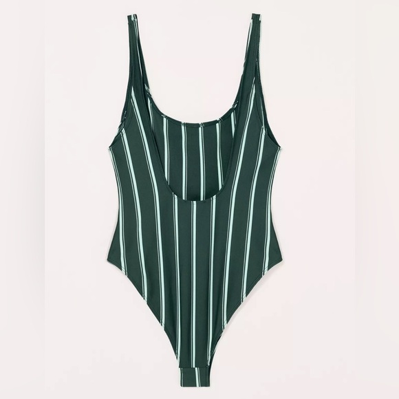 Zara One Piece Striped Bathing Suit Size Medium - Picture 2 of 7